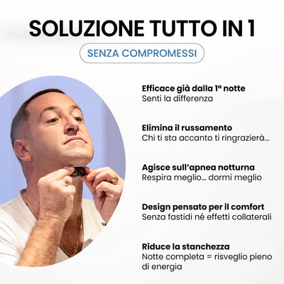 Z3 Pro | Dispositivo Avanzato Anti-Russamento (10 Cerotti in OMAGGIO)