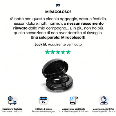 Z3 Pro | Dispositivo Avanzato Anti-Russamento (10 Cerotti in OMAGGIO)